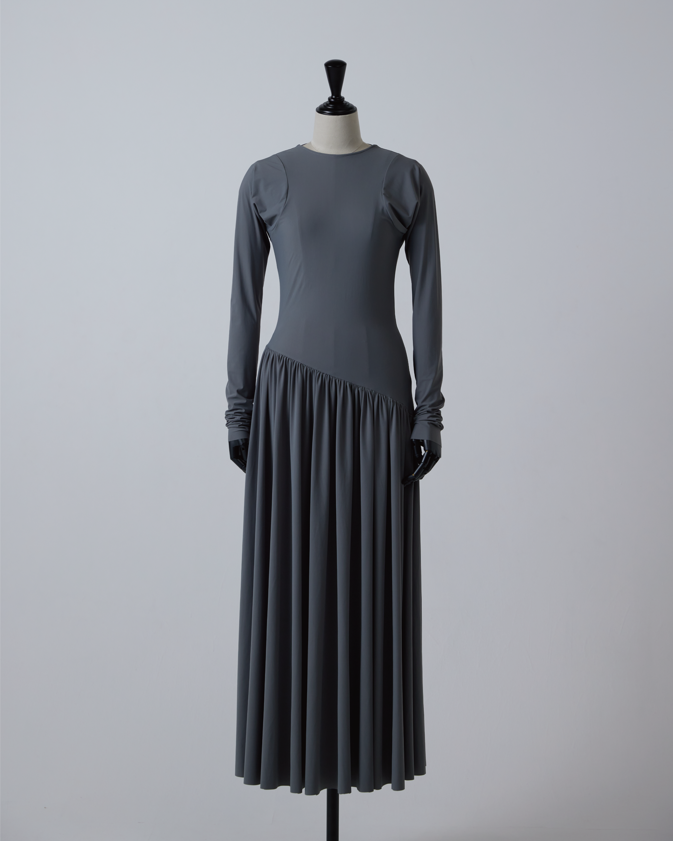 Kishimen Jersey Drape Dress