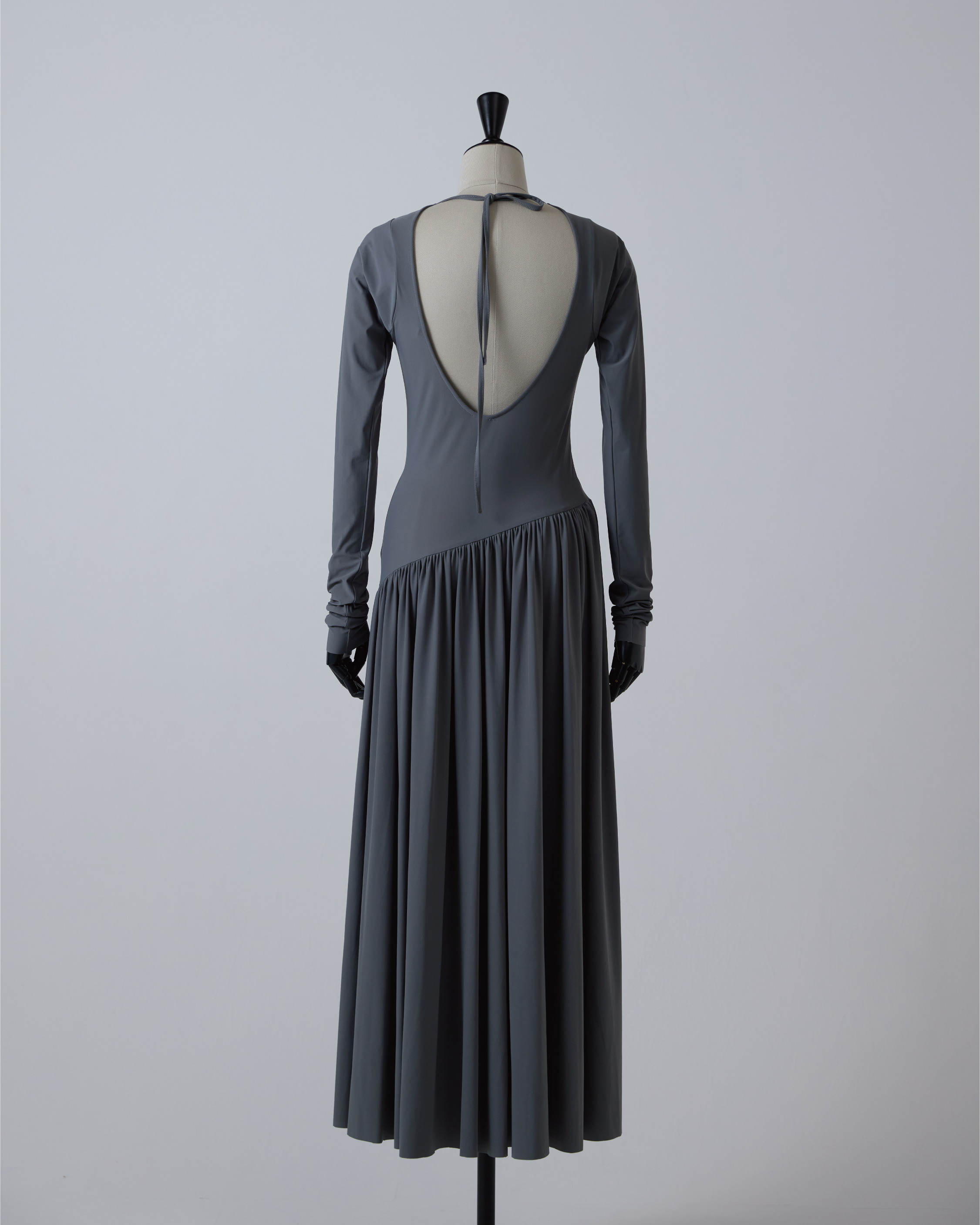 Kishimen Jersey Drape Dress