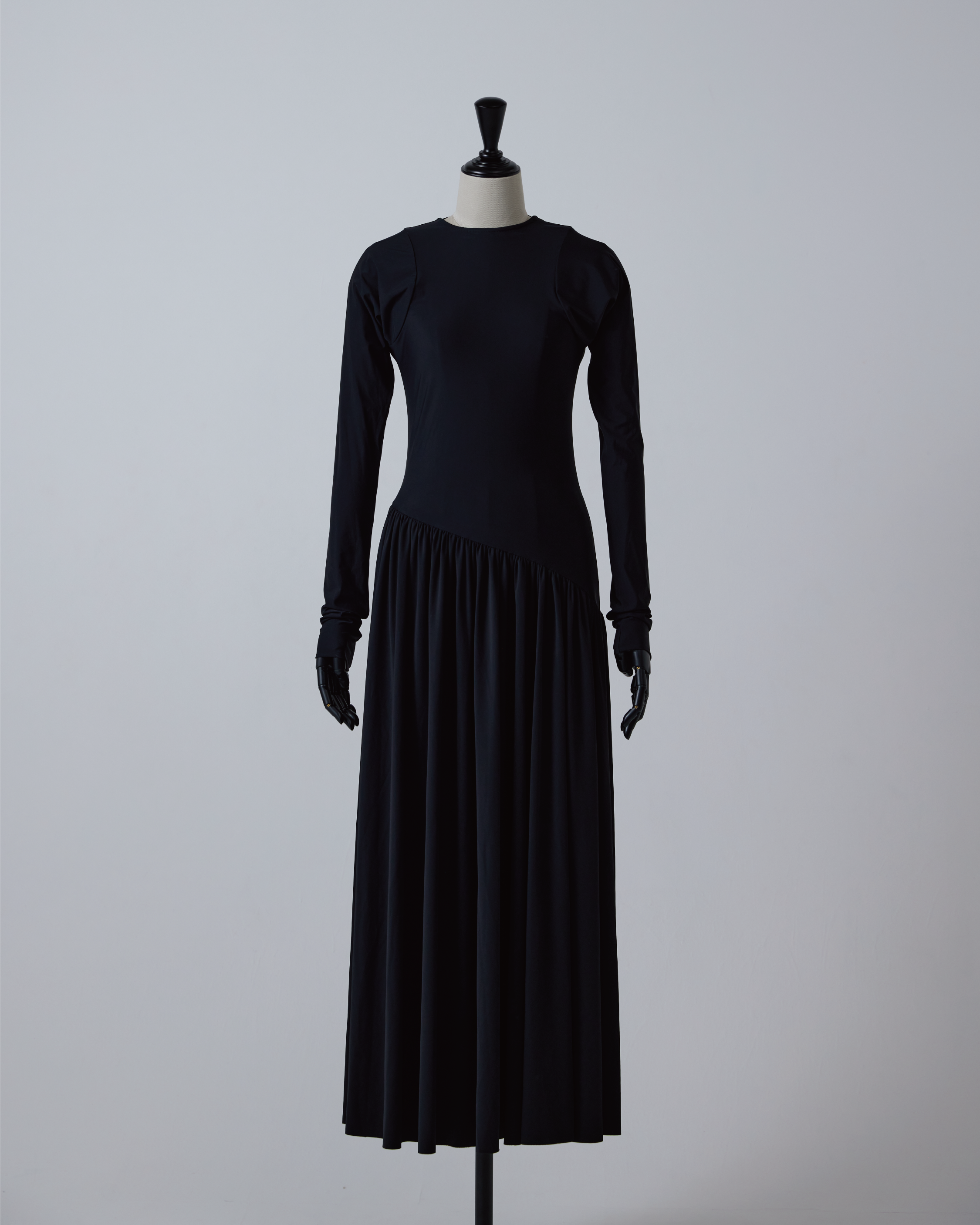Kishimen Jersey Drape Dress