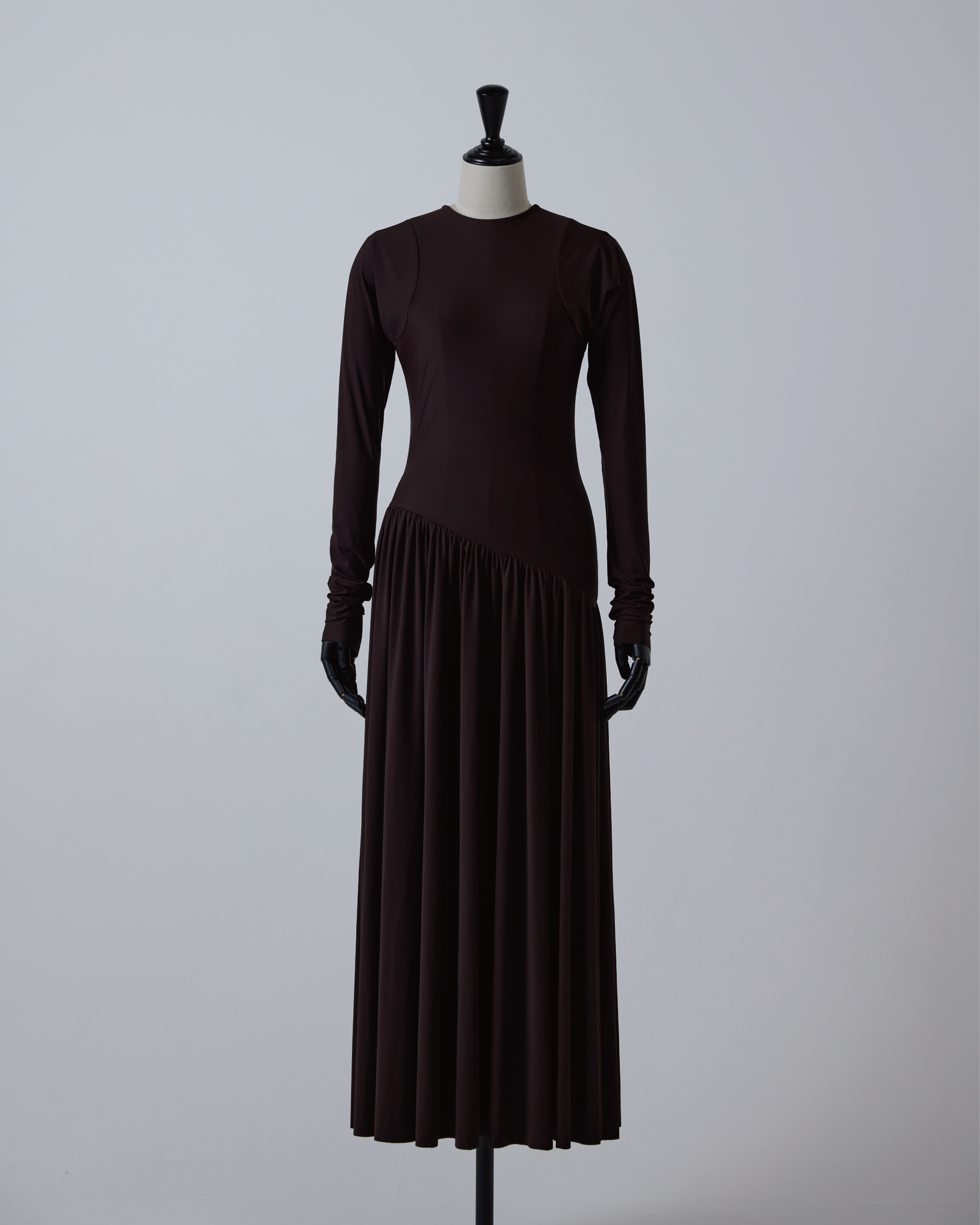 Kishimen Jersey Drape Dress